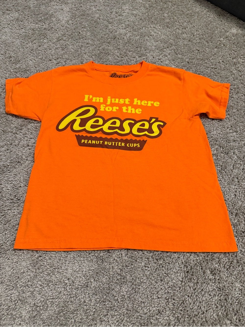 Kids Short Sleeve Tee in Bright Orange